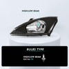 TUSDAR Headlight Assembly Set for 2000-2004 Ford Focus Factory Style