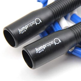 Professional Rope Skipping Competition Skipping Rope Freestyle Bead - Length Adjustable (Blue/White, 3.0 m)