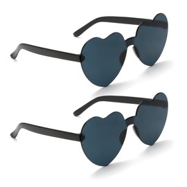 Hoosmoon Oversized Sunglasses for Men & Women - Heart Shaped Glasses for Bachelorette Party - Fashion Cool Sunglasses