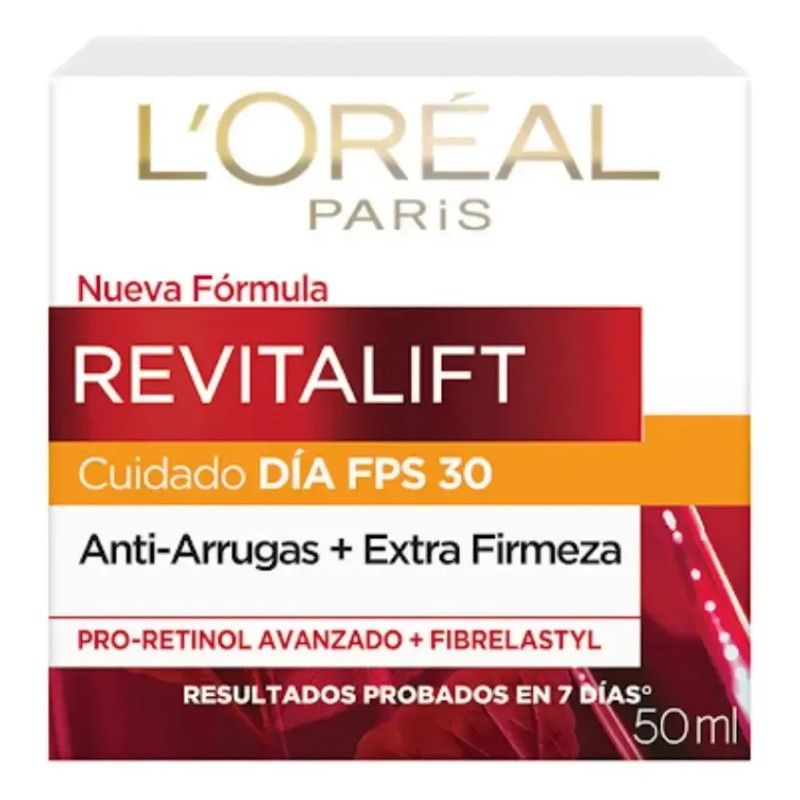 Crema De Día Fps30 L'oréal Paris Revitalift, 50ml Mixta