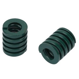 Pack of 2 Outer Diameter 25 mm Inner Diameter 12.5 mm Die Spring Heavy Duty Shape Die Spring Household Shape Flat Wire Spring Green for Plastic Injection Moulding Machines (TH25 x 50 mm)