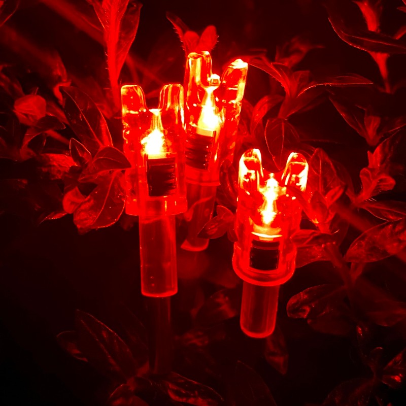 KEAUP 6 Pack Crossbow Lighted Nocks for Bolts with .285”/.297”/.300”/.305”