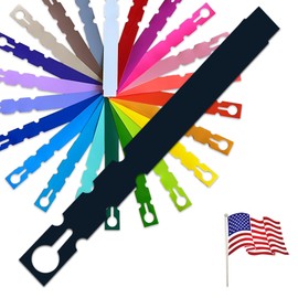 TAGKRAFTERS 7" x 3/4" Black - Plastic Plant Tags and Labels - 150 Pcs - Wrap Around Thermal Plastic - Nursery Garden Tree Labels | Made in The USA |