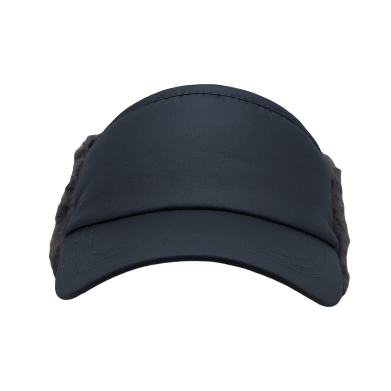 Whimoons SLV1301 Simple Sun Visor with Winter Fluffy Earmuffs, Men's,