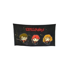 Groovy Uk Towel, Cotton, Black, One Size