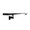 Modern Aluminum Handrail Grab Bar Kit, Adjustable Steel Brackets Included,
