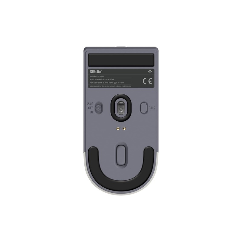 8BitDo Retro R8 Mouse, Charging Dock, PAW 3395 Optical Sensor