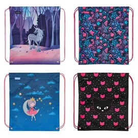 Herlitz School Backpack Youth Bag Schoolbag Back Bag | 16L Capacity | Men's Women's Unisex Sports | Student Casual Roomy Durable | Girl Mix III, Multicolor, Rozmiar uniwersalny, Casual