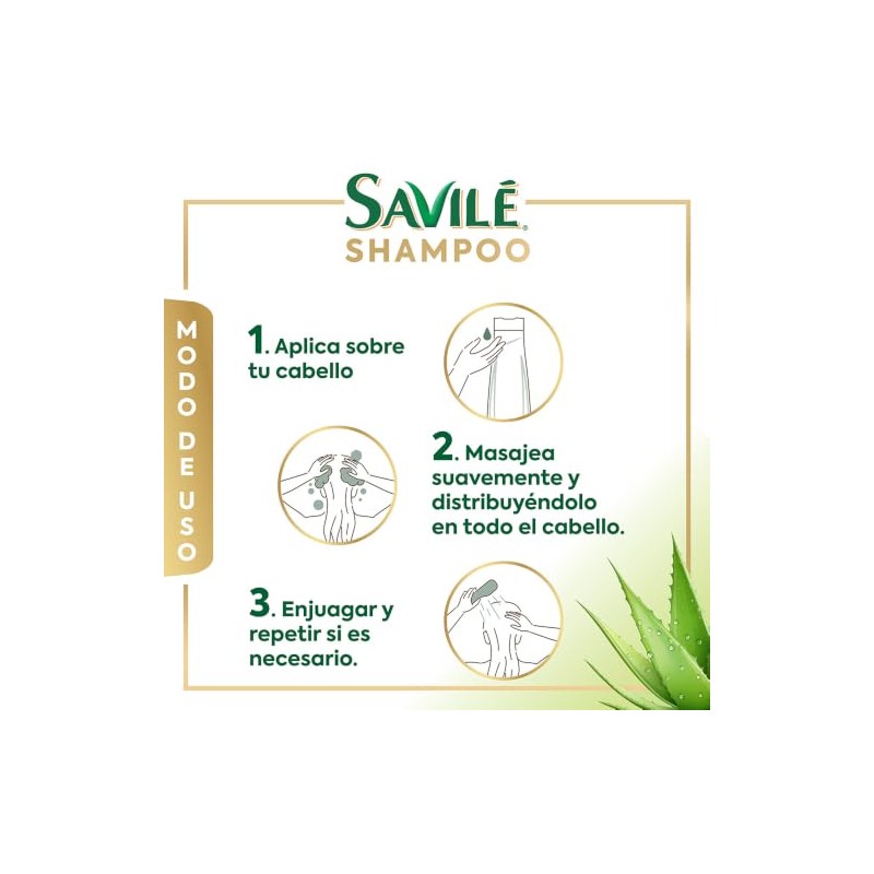 Savilé Shampoo Sábila 700 ml