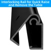 RV Table Mount Bracket Aluminum RV Table Support Trim for