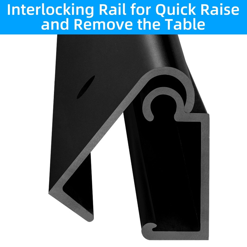 RV Table Mount Bracket Aluminum RV Table Support Trim for