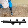 Auger Drill Bit,8x30cm Garden Planter Auger Spiral Drill Bit Yard