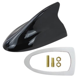 Gxcdizx Upgraded Car Shark Fin Antenna with Fittings, Roof Radio AM/FM Signal Radio Aerial for Hyundai Ioniq 2019 - Black