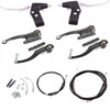 Prettyui Mountain Road Bike Brake Levers V Brake Set Front