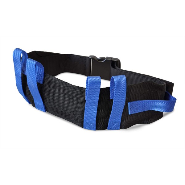 NYOrtho Transfer Gait Belt with 6 Handles - Quick Release Buckle for Elderly and Patient Care | Adjustable Size 28” to 55”
