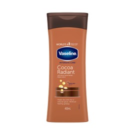 Vaseline Cocoa Bundle: Set Contains Vaseline Cocoa Radiant Body Lotion 400ml, Vaseline Cocoa Radiant Body Gel Oil 200ml and 6 Tins of Vaseline Lip Therapy With Cocoa Butter Petroleum Jelly 20g