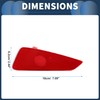 INFINAUTO Bumper Reflector Rear Bumper Reflector Side Marker No.JX7B13B415CA/JX7B13B414CA for