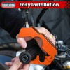 TOKCKYBL Motorcycle Lock, Heavy Duty Anti Theft Helmet, Brake and
