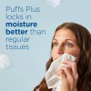 Puffs Plus Lotion Facial Tissues, 8 Family Boxes, 124 Facial