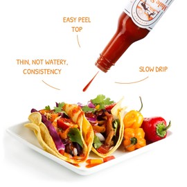 Mule Sauce - Hot sauce with Habanero, Yellow scotch bonnet and Bhut jolokia. (5 oz, 1)