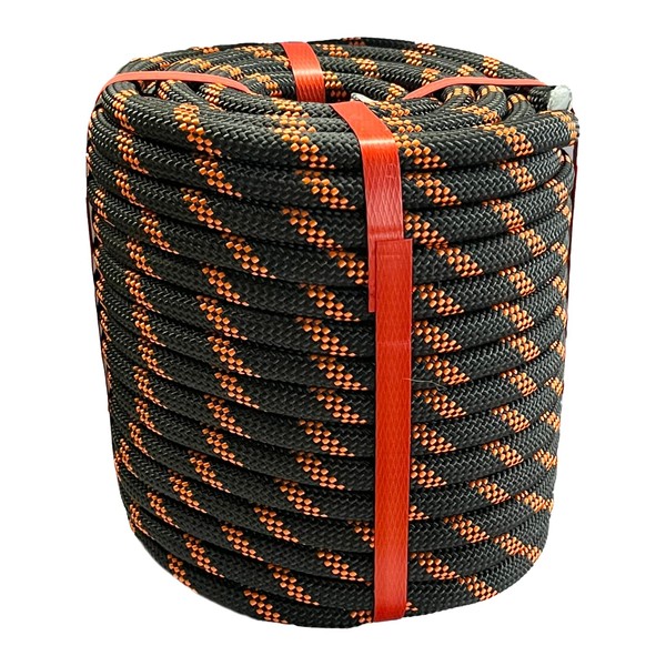 Arborist Rigging Rope Bull Rope Black (1/2 in x 100ft)