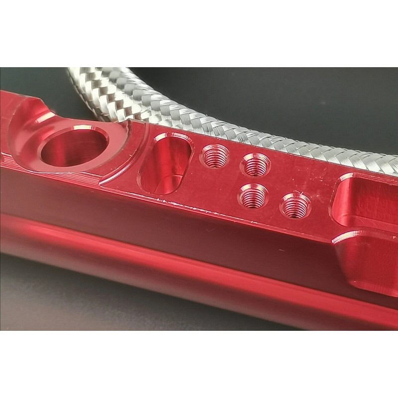 espeedpro21 Red Billet Fuel Rail Kit For LS1 LS2 LS3
