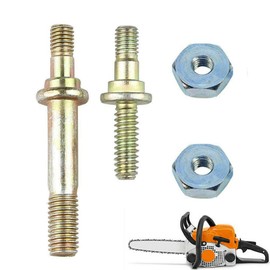 Ineedtech Sprocket Cover Bar Stud with Bar Nut for Stihl 029 039 MS290 MS310 MS390 Chainsaw, Replaces OEM 1127 664 2405 & 1127 664 2400