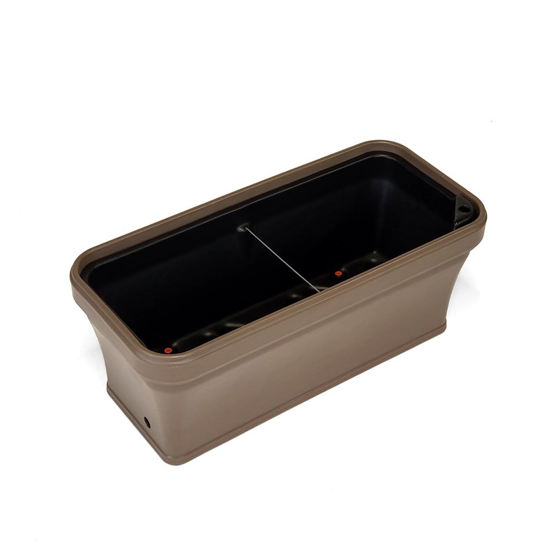 FCMP Outdoor Long and Deep Self-Watering Vegetable Planter Box, 32-inch,