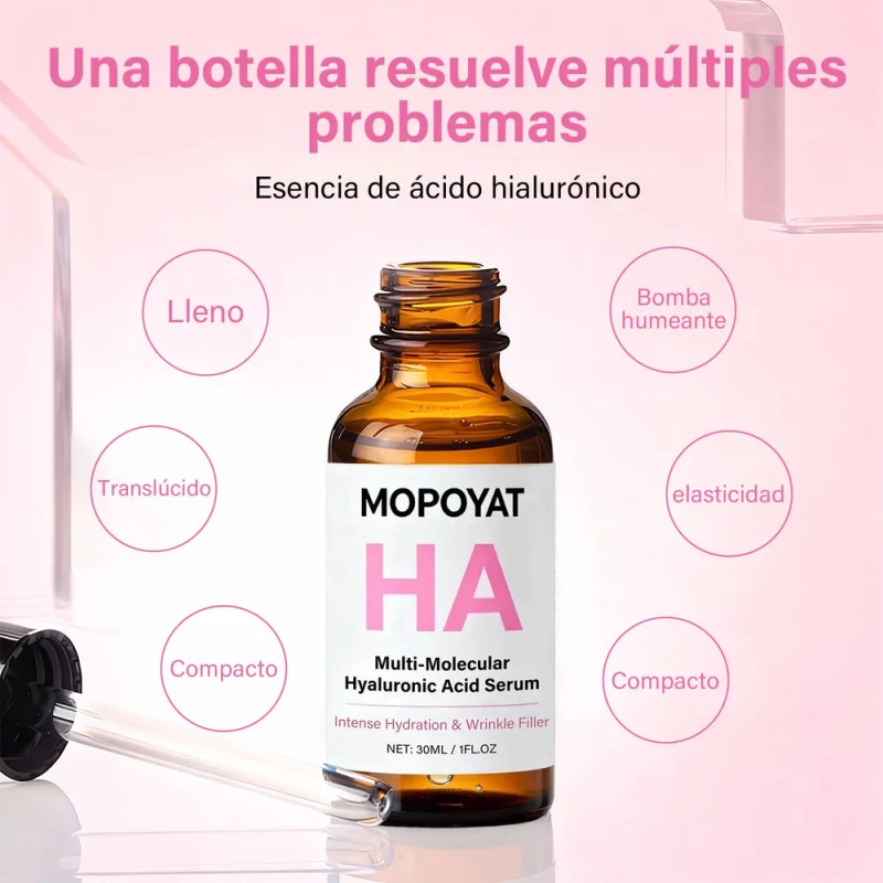 2pcs Ácido Hialurónico Multimolecular Sérum 30ml Todo Tipo De Piel