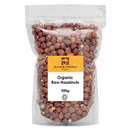 Organic Raw Hazelnuts 500g by Manor Springs Organic
