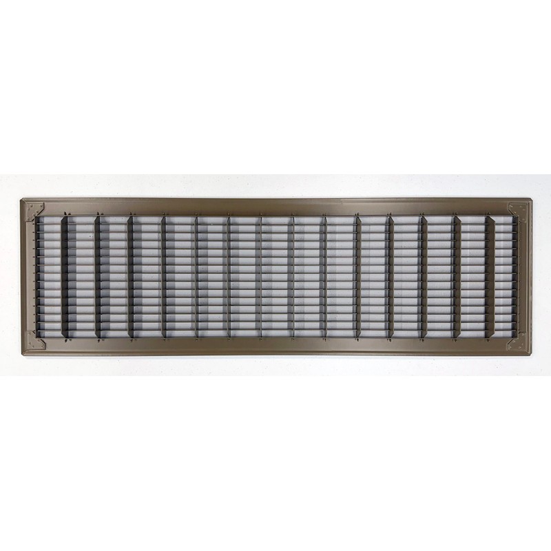Heavy Duty Floor Return Air Grille, 8 in x 24