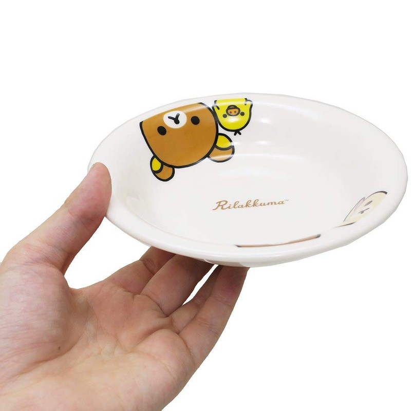 Rilakkuma 362103 Happy Life Fruit Plate (Deep Plate), Diameter 5.9