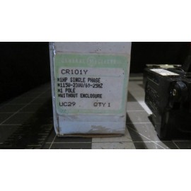 General Electric CR101Y1 Manual Motor Starter Single Phase