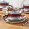 vancasso Starry Dinnerware Set for 4, Handmade Reactive Glaze Stoneware
