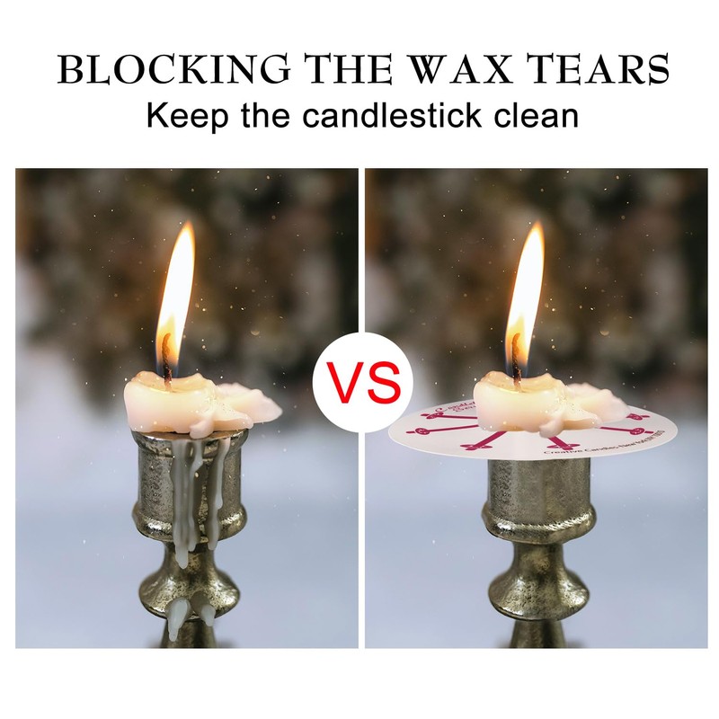 100 - Pack White Church Service Candles with 3 -