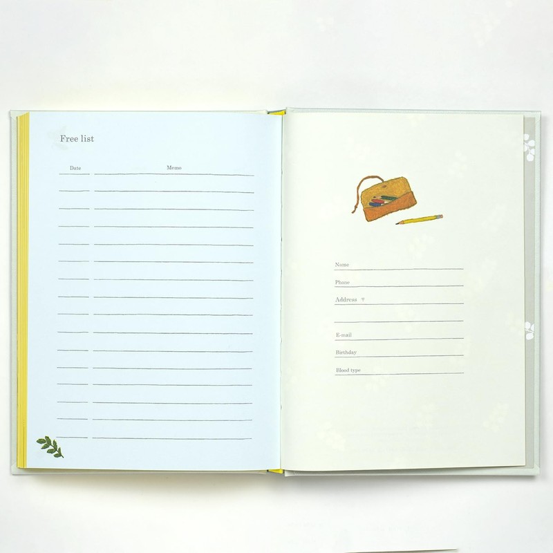Greeting Life YZD-403 Illustration Changes Every Page, Diary, Plants, Green