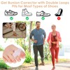 2pcs Toe Separators Bunion Corrector with 2 Loops Big Toe