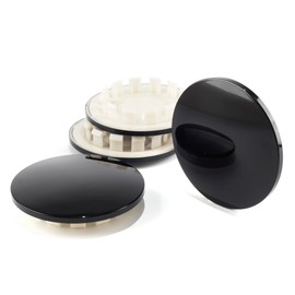 DewFlew - 4 tapas centrales de rueda para Dodge Ram 2500 3500 2013 – 18, 97 mm, tapa de cubeta negro, repuesto 5RK12RXFAA 04726280AA