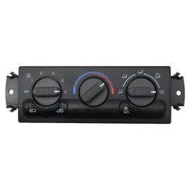 Hoypeyfiy 599-266 Heater A/C Air Conditioning Climate Control Panel HVAC Switch Replacement for Chevy Avalanche 1500 2500 2002, Replacement for GMC Sierra 1500 2500 1999-02, Replacement for Escalade