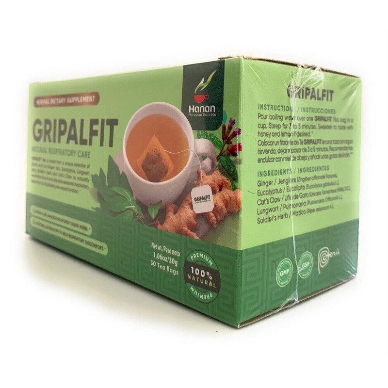 Hanan PS GRIPALFIT Natural Respiratory Care Herbal Tea ( 30