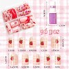 Mrltau 96 Pcs Cute Fingernägel zum Aufkleben Kinder Mädchen, Süße