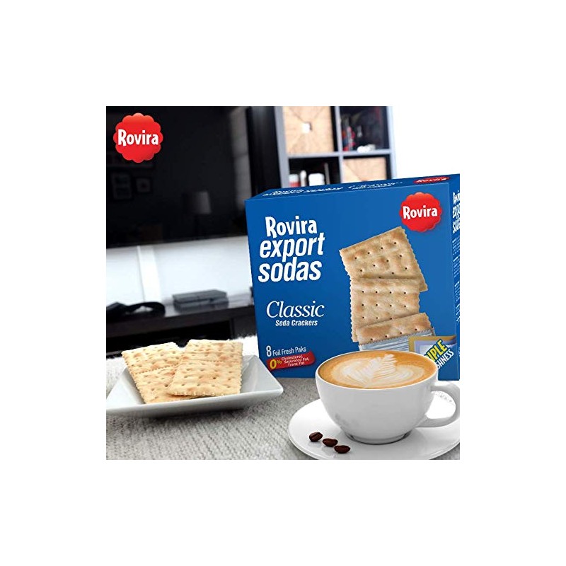 Rovira Export Sodas - Classic Soda Crackers (8 foil fresh