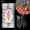 NMKL38 150PCS Dual Nail Forms 15 Sizes Extension Poly Nail