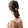 VINGTAINE H-973-CAFF Shell Flower Hair Cuff, Pony Hook, Flower Hair