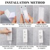 Giantree 6 Pack Self Adhesive Power Strip Holder, Power Strip
