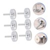 6pcs Heavy Duty Adjustable Furniture Levelers Tee Nut Design Non-Slip