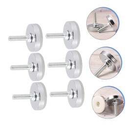 6pcs Heavy Duty Adjustable Furniture Levelers Tee Nut Design Non-Slip Floor Protectors for Tables Chairs Easy Installation Durable Multifunctional Furniture Legs
