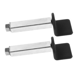 ULTECHNOVO 1pair Heavy Duty Motorcycle Wheel Chock and Lift Stand Metal Front and Rear Support for Motorcycle Repair Construction Maintenance Platform