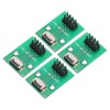 QUARKZMAN 4pcs FFC FPC Connector Board 8 Pin 0.5mm Female