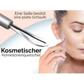 Komedonenquetscher Mitesserentferner Rostfreies Edelstahl
